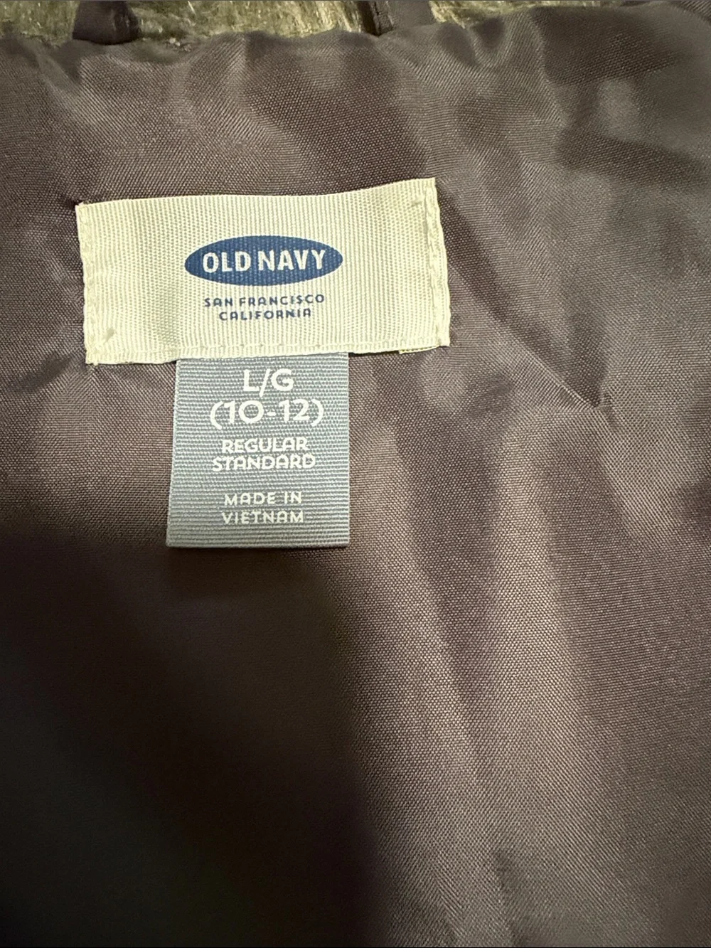 Old Navy Vest Girls Large 10/12